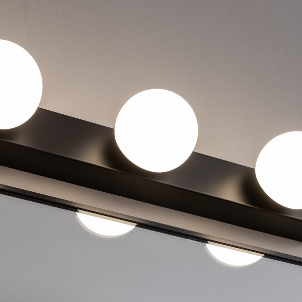 Brilagi - Illuminazione LED per specchio da bagno HOLLYWOOD 3xLED/3W/230V IP44 nero