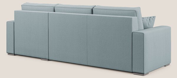 Dream Divano letto angolare in tessuto smacchiabile T05 carta da zucch