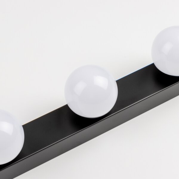 Brilagi - Illuminazione LED per specchio da bagno HOLLYWOOD 3xLED/3W/230V IP44 nero