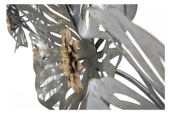 Pannello in metallo dal design che richiama la natura LORY, in 3D sono il nuovo trend Dimensioni 140x10x h 74,5 cm per decorare le tue pareti
