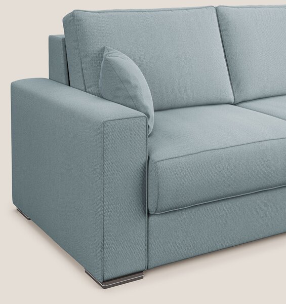 Dream Divano letto angolare in tessuto smacchiabile T05 carta da zucch