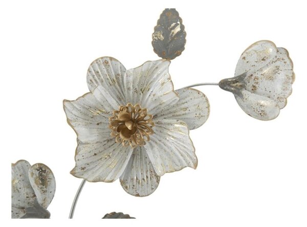 Pannello in metallo dal design che richiama la natura FLIX, in 3D sono il nuovo trend Dimensioni 50x5,5x h 90,5 cm per decorare le tue pareti