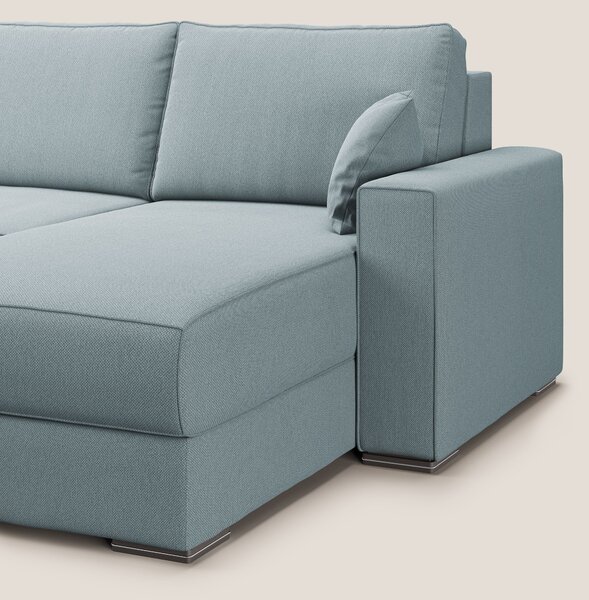 Dream Divano letto angolare in tessuto smacchiabile T05 carta da zucch