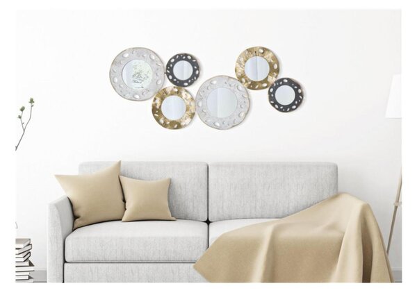 Pannello decorativo 3D in metallo dal design astratto e geometrico GLOTY-B, in 3D sono il nuovo trend Dimensioni 104x4x h 45,5 cm per decorare le tue pareti