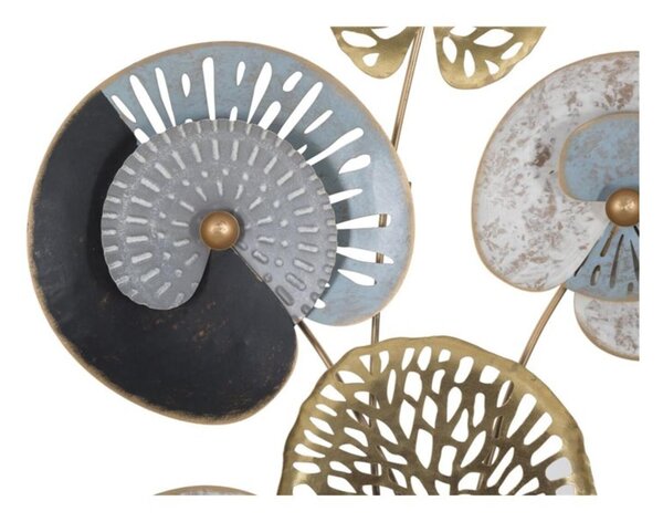 Pannello in metallo dal design che richiama le foglie e la natura GLOTH -C , in 3D sono il nuovo trend Dimensioni 70x5,5x h 102 cm per decorare le tue pareti