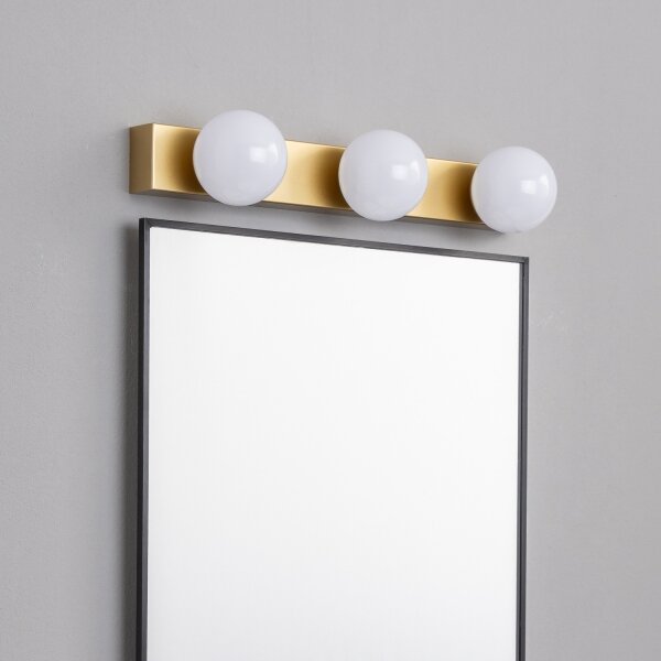 Brilagi - Illuminazione per specchio da bagno HOLLYWOOD 3xLED/3W/230V IP44 dorata