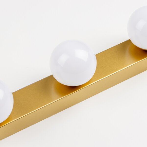Brilagi - Illuminazione per specchio da bagno HOLLYWOOD 3xLED/3W/230V IP44 dorata
