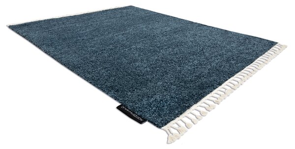 Tappeto BERBER 9000 blu Frange berbero marocchino shaggy