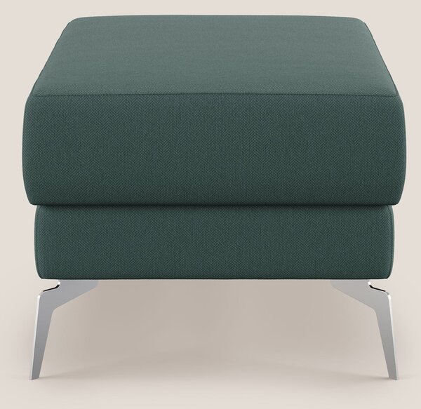 Star Pouf con piedini alti in tessuto smacchiabile T05 verde