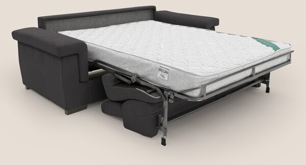 Bjorn divano letto sfoderabile con materasso H18 cm e poggiatesta recl