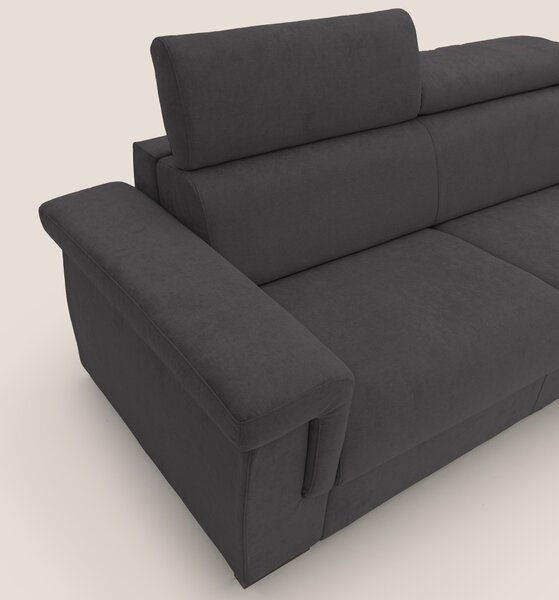Bjorn divano letto sfoderabile con materasso H18 cm e poggiatesta recl