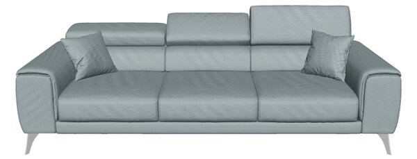 Fusion divano con 3 sedute allungabili in tessuto smacchiabile T05 gri