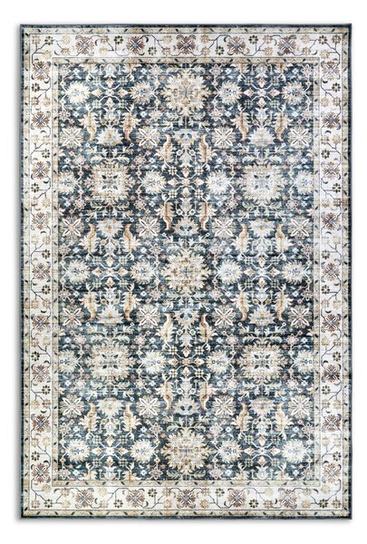 Tappeto blu 120x160 cm Saveh Blue Cream - Elle Decoration