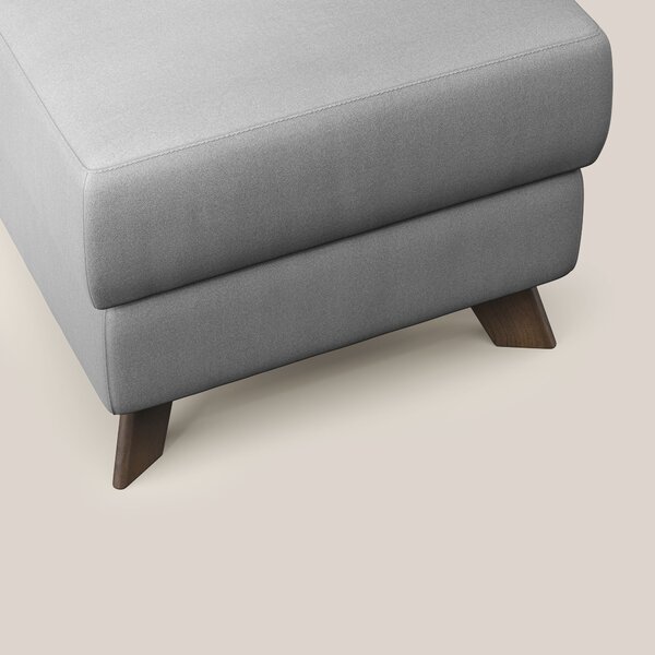 Moon Pouf contenitore e piedini alti in microfibra impermeabile T11 gr