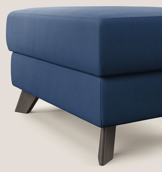 Moon Pouf contenitore e piedini alti in microfibra impermeabile T11 bl