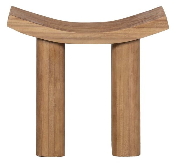 Sgabello di colore naturale in legno di paulownia massiccio Japan – WOOOD
