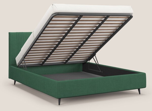 Yvonne letto contenitore in morbido tessuto impermeabile T02 verde