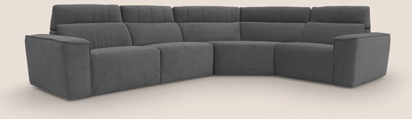 Clark Divano modulare angolare REVERSIBILE con opzione relax elettrico