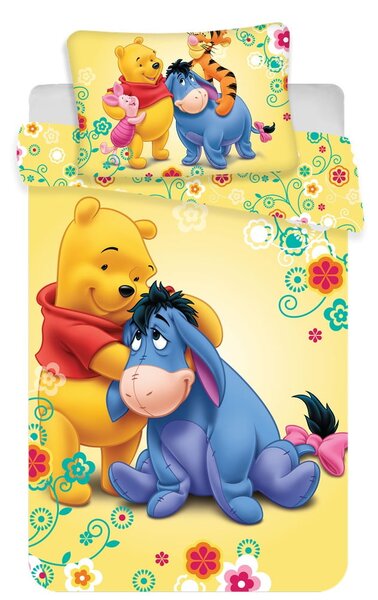 Biancheria da letto per bambini in cotone per culla 100x135 cm Winnie-the-Pooh – Jerry Fabrics