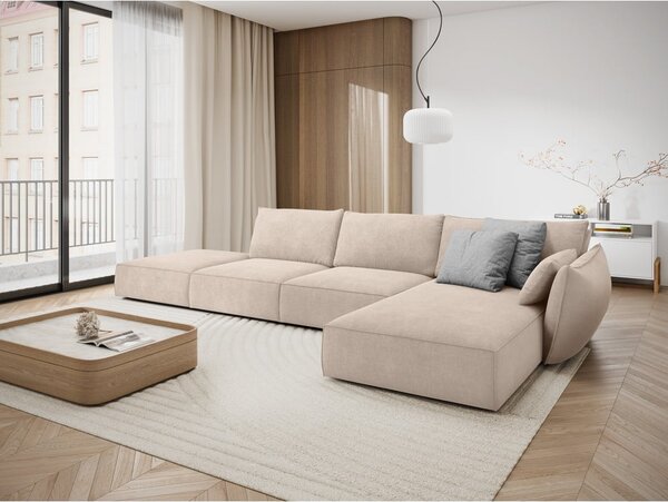 Divano angolare beige (angolo destro) Vanda - Mazzini Sofas