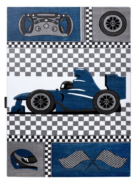 Tappeto PETIT RACE GARA FORMULA 1 AUTO blu