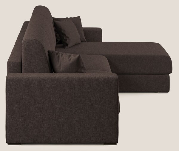 Best Divano letto angolare con penisola in tessuto smacchiabile QuickC