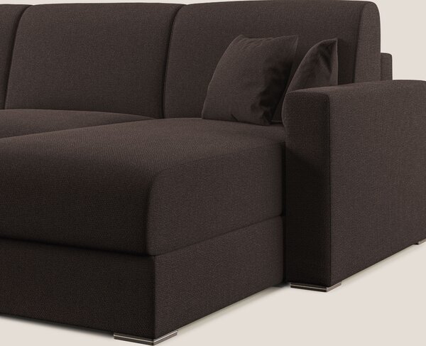 Best Divano letto angolare con penisola in tessuto smacchiabile QuickC