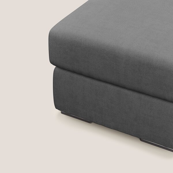 Sun pouf apribile contenitore in tessuto impermeabile T02 grigio