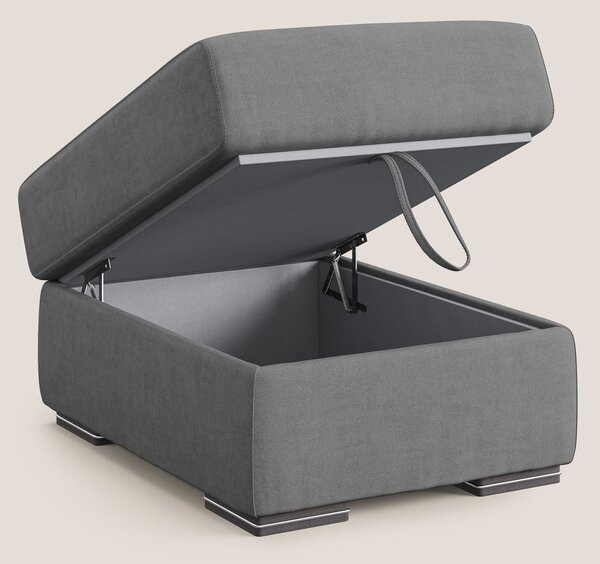 Sun pouf apribile contenitore in tessuto impermeabile T02 grigio