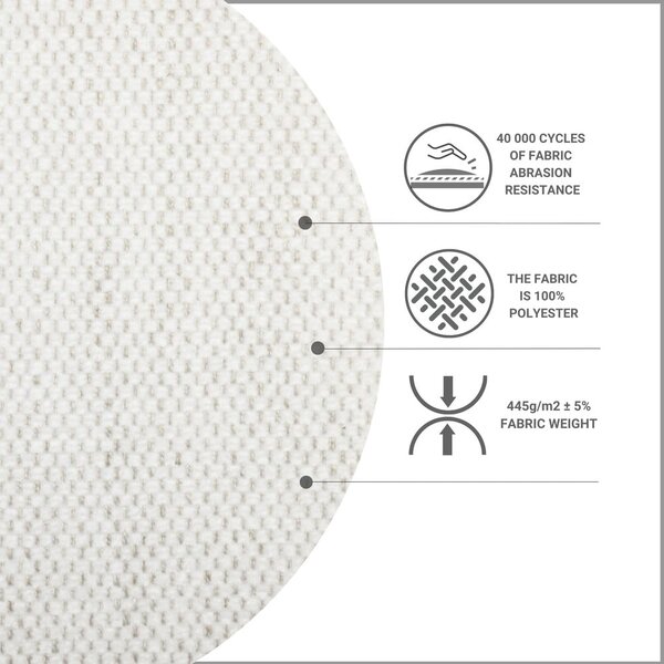 Letto matrimoniale imbottito beige con contenitore 200x200 cm Musca - Maison de Rêve