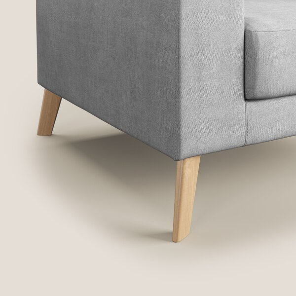 Danish poltroncina in tessuto morbido impermeabile T02 grigio chiaro