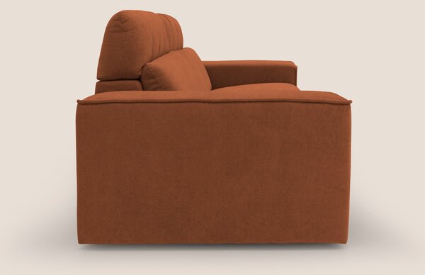 Clark Divano modulare con opzione relax elettrico in tessuto smacchiab