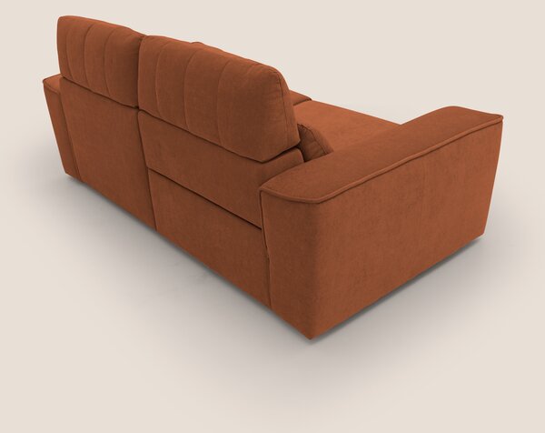 Clark Divano modulare con opzione relax elettrico in tessuto smacchiab