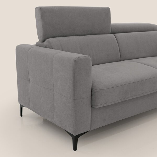 Gardenia divano letto materasso alto 18 cm con poggiatesta reclinabili