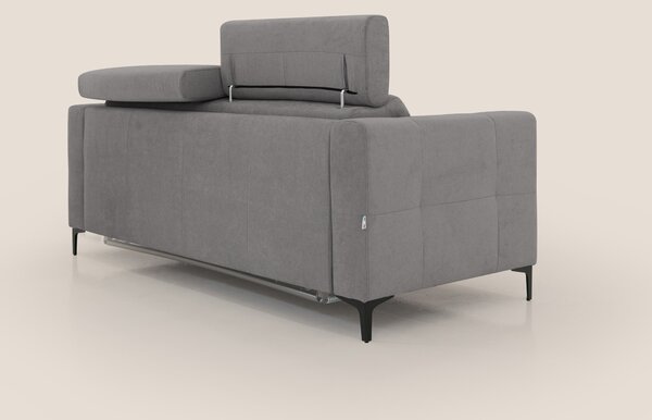 Gardenia divano letto materasso alto 18 cm con poggiatesta reclinabili