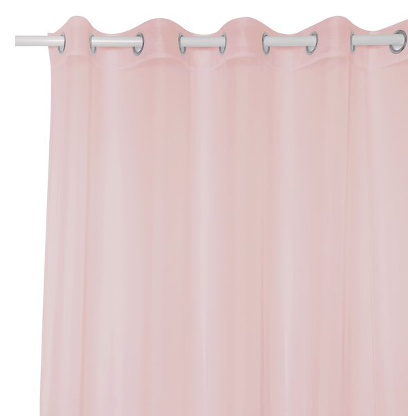 Tenda INSPIRE Polyone rosa occhielli 140 x 280 cm