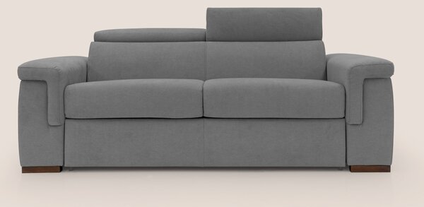 Giunone divano letto con materasso alto 18 cm e poggiatesta reclinabil