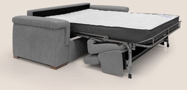 Giunone divano letto con materasso alto 18 cm e poggiatesta reclinabil