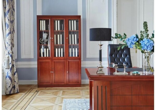 Elegante arredamento set ufficio completo stile classico PRESTIGE B620