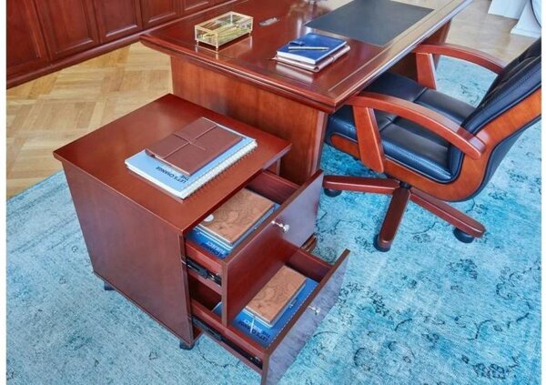 Elegante arredamento set ufficio completo stile classico PRESTIGE B620