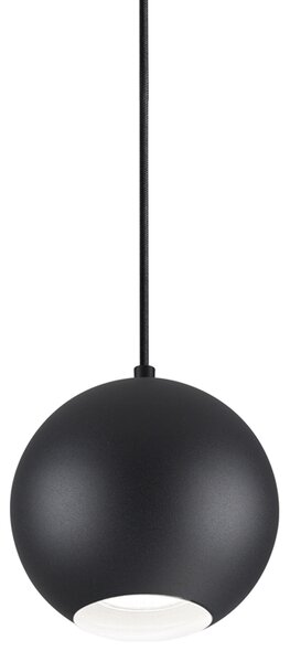 Sospensione Moderna Mr Jack Metallo Nero 1 Luce 7W 3000K Luce Calda Big