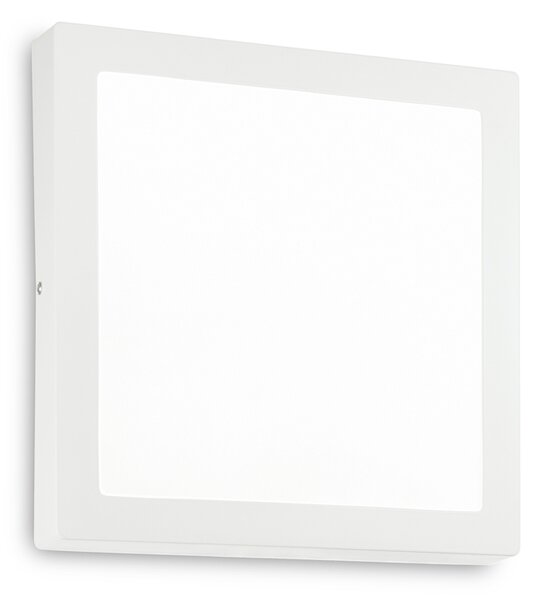 Applique Moderna Square Universal Alluminio-Plastiche Bianco Led 36W 3000K D40