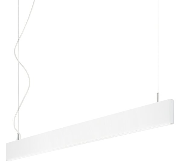 Sospensione Modulare Moderna Linus Alluminio Bianco Led 32W 3000K Luce Calda
