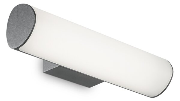 Applique Moderna Etere Alluminio-Plastiche Antracite Led 10W 3000K Luce Calda