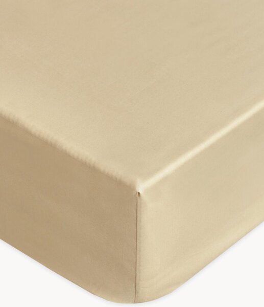 Lenzuolo con angoli boxspring in flanella di cotone Mirto