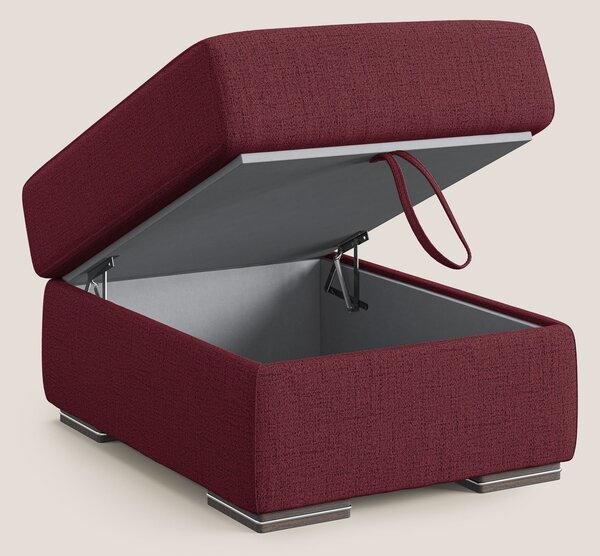 Sun pouf apribile contenitore in tessuto impermeabile fiammato T03 ros