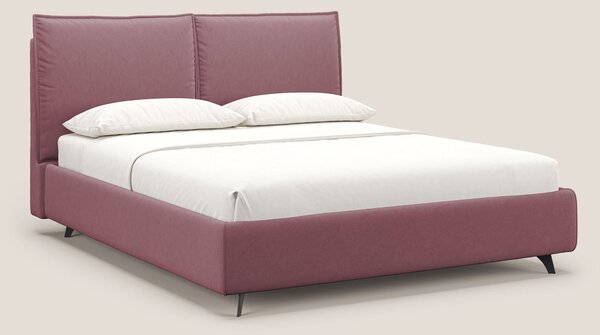 Nives letto imbottito contenitore sfoderabile in microfibra velluto im