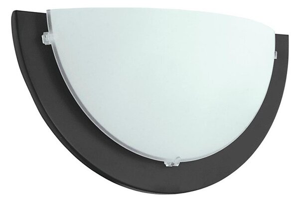 Eglo 181331 - Applique da parete ICEBERG 1xE27/60W/230V nera