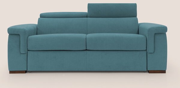 Giunone divano letto con materasso alto 18 cm e poggiatesta reclinabil