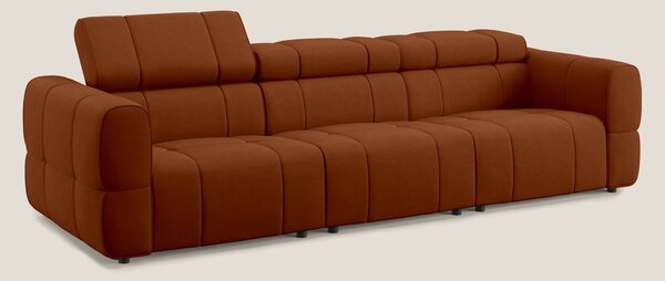 Giotto Divano modulare a 3 sedute con opzione relax elettrico in micro
